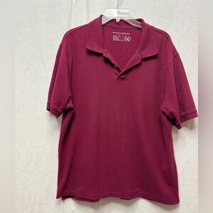 Saddlebred Men's Deep Red Polo Shirt